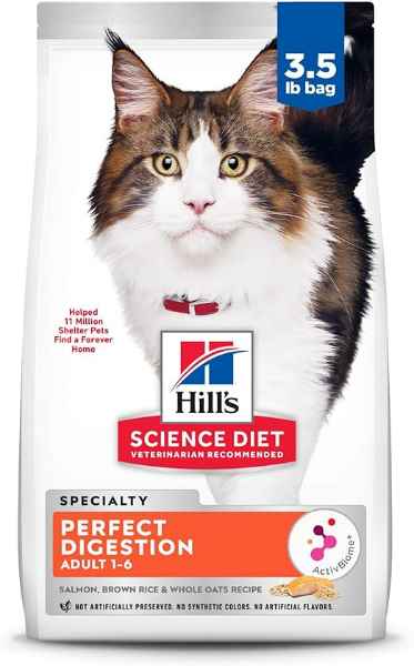 Picture of FELINE SCIENCE DIET ADULT PERFECT DIGESTION SALMON - 3.5lb